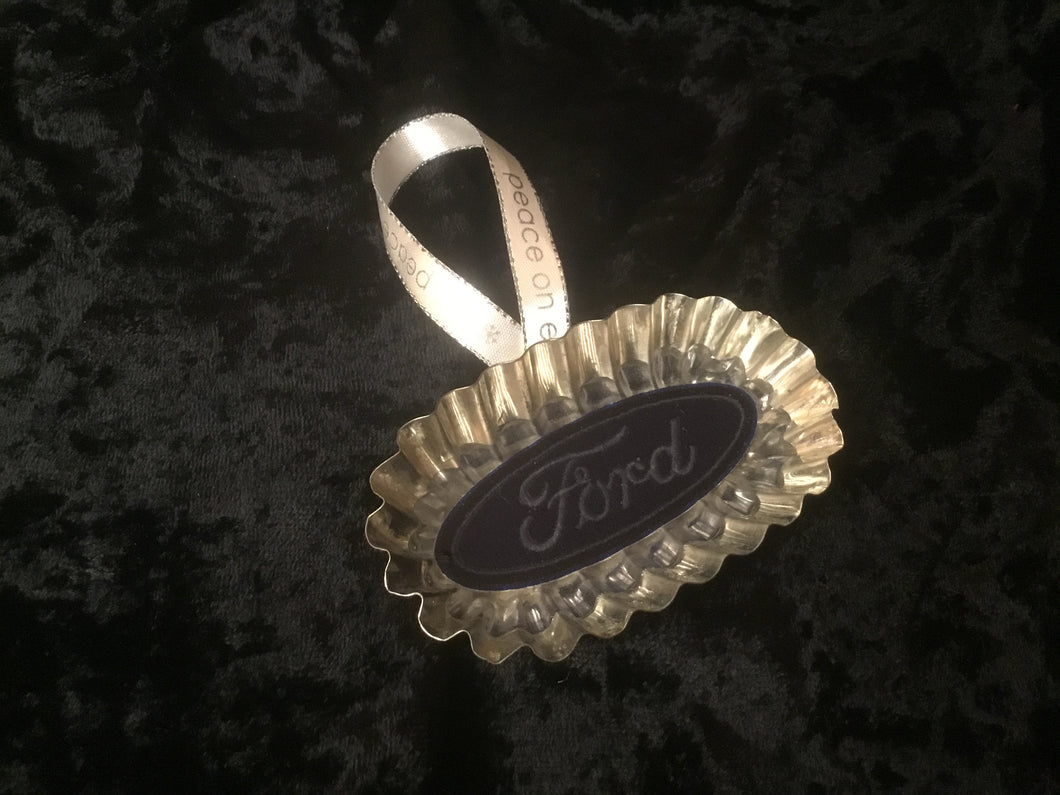 Mini tart Christmas ornament