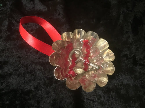 Mini tart Christmas ornament