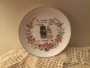 No Matter Where I Serve My Guests Plate