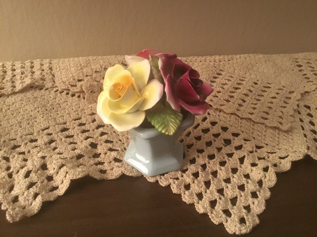 Bone china floral bouquet