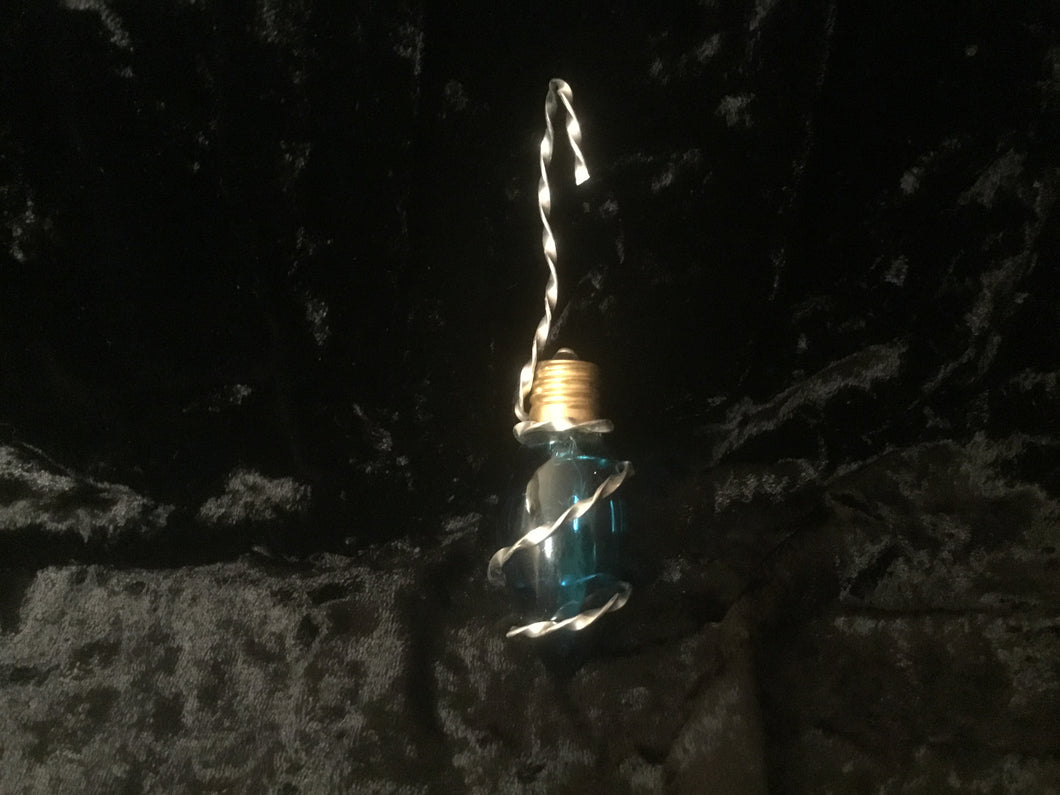 Wire Christmas Bulb Ornaments